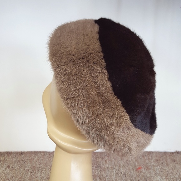 Lenore Marshall Mink Fur Beret - Picture 3 of 3